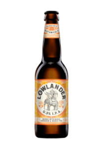 A bottle of Lowlander IPA